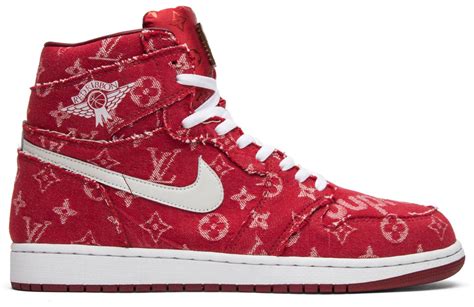 lv supreme jordans|supreme red ribbon recon jordan 1.